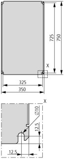 Монтажная плата, ШхВ = 400x800 мм