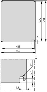 Монтажная плата, ДхШхВ = 2x500x600 мм