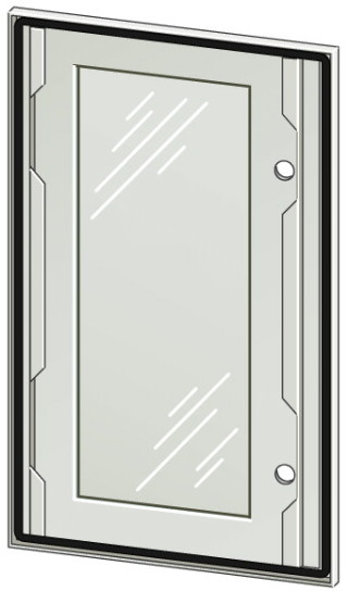 Дверь со стеклом, IP66, ДхШхВ = 15x400x400 мм
