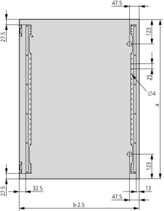 Дверь со стеклом, IP66, ДхШхВ = 15x600x600 мм