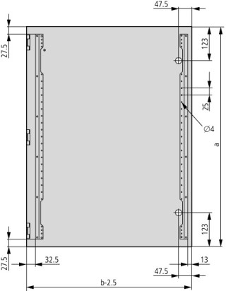 Дверь со стеклом, IP66, ДхШхВ = 15x600x1200 мм