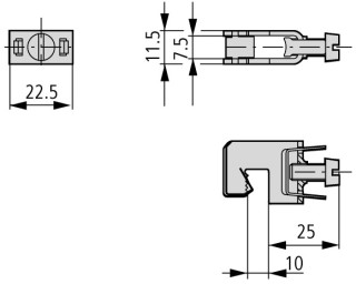 Универсальные Зажимы для проводов , 1,5 -16мм , 10 мм