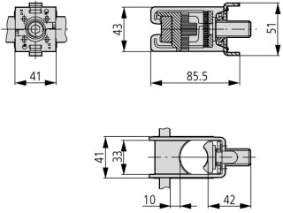 Скоба, 150 - 300 мм2 для 20x5 - 30x10