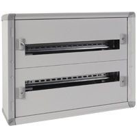 Распределительный шкаф с металлическим корпусом XL³ 160 - для модульного оборудования - 2 рейки - 450x575x147