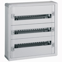 Распределительный шкаф с пластиковым корпусом XL³ 160 - для модульного оборудования - 3 рейки - 600x575x147