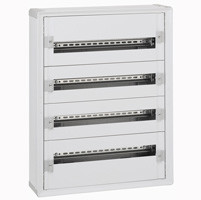 Распределительный шкаф с пластиковым корпусом XL³ 160 - для модульного оборудования - 4 рейки - 750x575x147