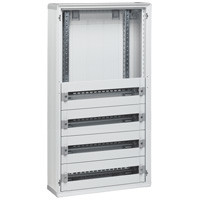 Распределительный шкаф с пластиковым корпусом XL³ 160 - для мод. оборудования с дополнительным пространством - 4 рейки