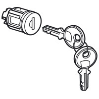 Замок тип 405 - для металлических или остекленных дверей XL³ - с 1 комплектом из 2 ключей