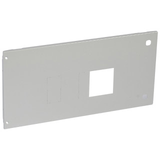 Металлическая лицевая панель - XL³ 4000 - для 1 DPX 630 съёмного исполнения с УЗО или без него - гориз. монтаж