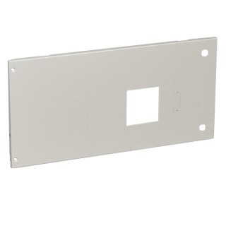 Металлическая лицевая панель - XL³ 4000 - для 1 DPX 630 съёмного исполнения - с мот. приводом - горизонтальный монтаж