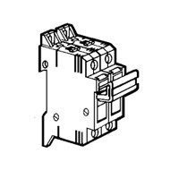 Выключатель-разъединитель SP 38 - 2П - 2 модуля - для промышленных предохранителей 10х38