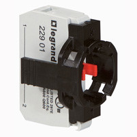 Комплектующий блок для кнопок - Osmoz - для комплектации - без подсветки - под винт - Н.З. + 1-постовой монт. адаптер