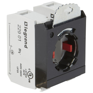 Комплектующий блок для кнопок - Osmoz - для комплектации - без подсветки - под винт - 2Н.З. + 3-постовой монт. адаптер