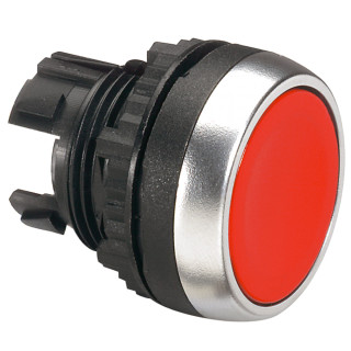 Кнопка с пружинным возвратом ∅ 22,3 - Osmoz - для комплектации - потайная головка - без подсветки - красный