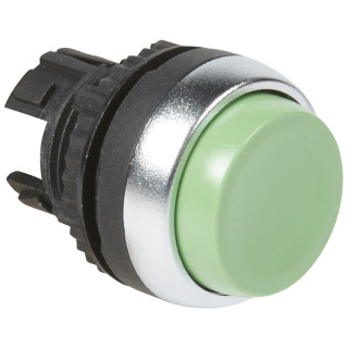 Кнопка с пружинным возвратом ∅ 22,3 - Osmoz - для комплектации - выступающая - без подсветки - IP 66 - зеленый