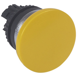 Кнопка с пружинным возвратом ∅ 40 - Osmoz - для комплектации - с грибовидным толкателем - без подсветки - жёлтый