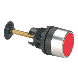 Кнопка с удлиненным штоком для механического сброса - Osmoz - для комплектации - без подсветки - IP 65 - красный