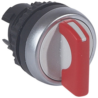 Переключатель с рукояткой - Osmoz - для комплектации - без подсветки - IP 66 - 2 положения с фиксацией - красный