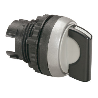 Переключатель с рукояткой - Osmoz - для комплектации - без подсветки - IP 66 - 2 пололжения с возвратом 45° - чёрный