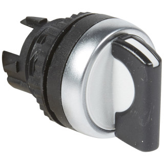 Переключатель с рукояткой - Osmoz - для комплектации - без подсветки - IP 66 - 2 положения с фиксацией 90° - чёрный