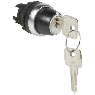 Переключатель с ключом № 455 - Osmoz - для комплектации - без подсветки - IP 66 - 2 положения с фиксацией - 45°