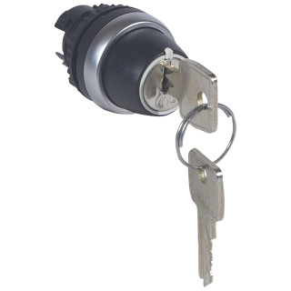 Переключатель с ключом № 455 - Osmoz - для комплектации - без подсветки - IP 66 - 2 положения с возвратом в центр - 45°