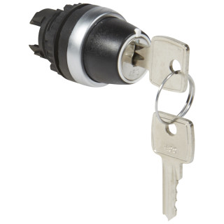 Переключатель с ключом № 455 - Osmoz - для комплектации - без подсветки - IP 66 - 3 положения с фиксацией - 90°