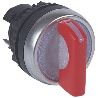 Переключатель - Osmoz - для комплектации - с подсветкой - 2 положения с фиксацией - 45° красный