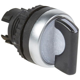Переключатель - Osmoz - для комплектации - с подсветкой - 2 положения с фиксацией - 90° - чёрный