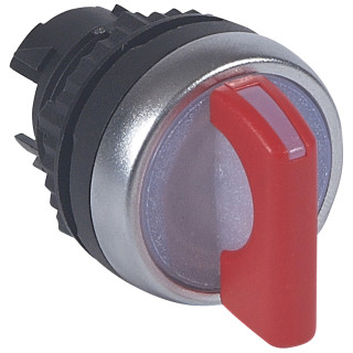 Переключатель - Osmoz - для комплектации - с подсветкой - 3 положения с фиксацией - 45° - красный