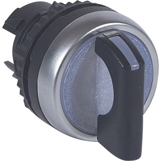 Переключатель - Osmoz - для комплектации - с подсветкой - 3 положения с фиксацией - 45° - чёрный