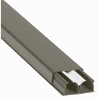 Мини-плинтус DLPlus - 40x16 - 2 отделения - длина 2,1 м - коричневый