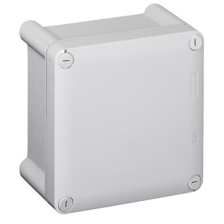 Коробка промышленная пластиковая - IP66 - IK08 - T 029 - 130x130x74 мм - непрозрачная крышка