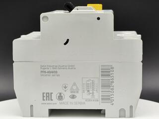 Устр-во защитного отключения 40/0,3А (АС), 4 полюса, устойчивость к импульсному току 250А, устойчивость к КЗ 6 кА