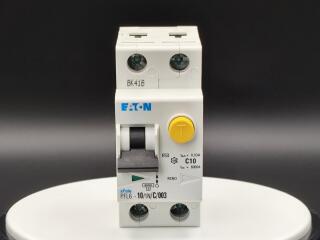 Дифференциальный автоматический выключатель 10/0,03А, кривая отключения С, 1+N полюсов, откл. способность 6 кА