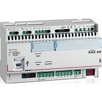 KNX. Комнатный контроллер 8 входов/10 выходов/DALI. DIN 8 модулей.