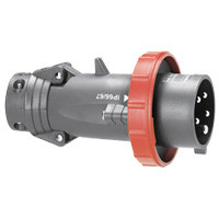 Прямая вилка Hypra - IP 66/67-55 - 3К+3 - 16 А - пластик