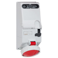 Безопасная розетка со щитком - P17 Tempra Pro - IP66 - 63 A - 380/415 В~ - 3К+З - 125x280