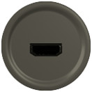 Лицевая панель - Программа Celiane - розетка аудио/видео HDMI Кат. № 0 673 17/77 - графит