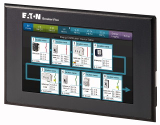 Система мониторинга BreakerVisu, подключение до 48 устройств, цветной дисплей 7", ModbusRTU+SmartWire DT