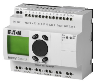 Компактный контроллер , 24VDC , 12DI (из которых 4 AI ) , 6DO (R) , 1AO , CAN, дисплей