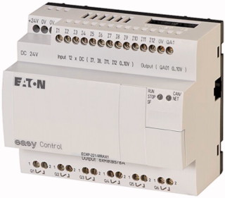 Компактный контроллер , 24VDC , 12DI (из которых 4 AI ) , 6DO (R) , 1AO , CAN