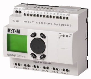 Компактный контроллер , 24VDC , 12DI (из которых 4 AI ) , 6DO (R) , 1AO , Ethernet , CAN, дисплей