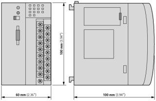 Модульный ПЛК , 24VDC , 8DI , 6DO , Ethernet, RS232 , CAN, 256 КБ