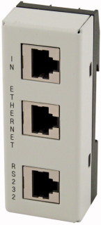 Интерфейс для переключения XC200 (разделенных сочетании RS232/Ethernet до 2 розетки RJ45 )