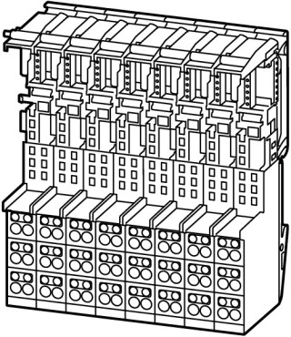 Базовый блок модулей XI / ON , винтовые Зажимы, 3 уровня соединения