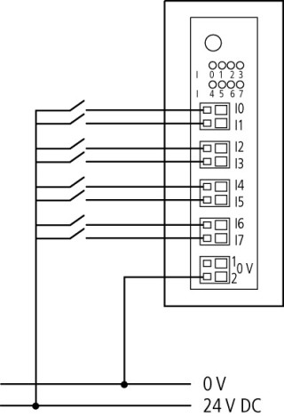 Модуль Ввод/Вывод SWD , 24VDC , 8DI