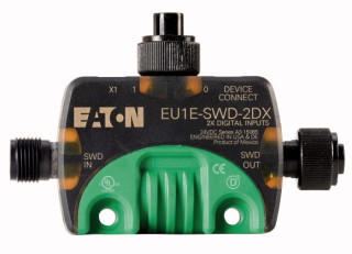 SWD T-Connector модуль ввода/вывода IP67, 24 В пост. тока, два входа с питанием, одно гнездо входа/выхода M12