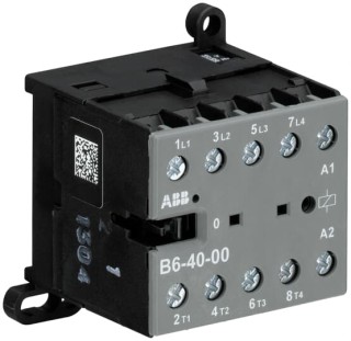 Мини-контактор B6-40-00-01 (9A при AC-3 400В), катушка 24В АС, с винтовыми клеммами