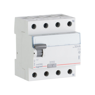 Выключатель дифференциального тока TX³ - 4П - 40 А - тип AC - 300 мА - 4 модуля